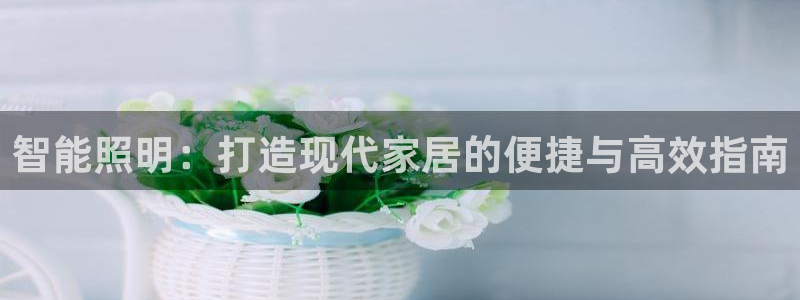 智能照明：打造现代家居的便捷与高效指南