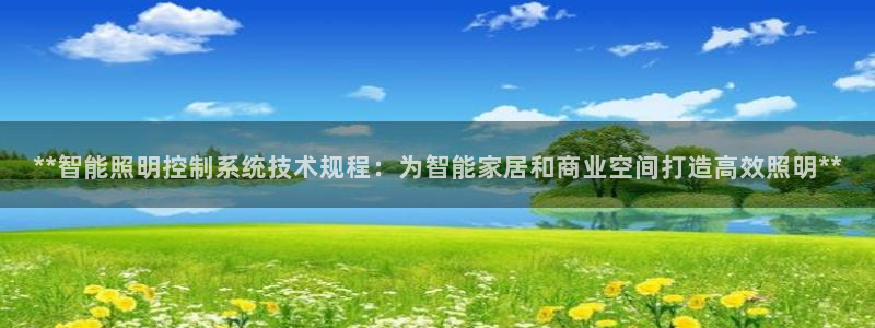 **智能照明控制系统技术规程：为智能家居和商业空间打造高效照明**