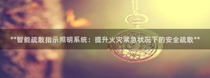 **智能疏散指示照明系统：提升火灾紧急状况下的安全疏散**