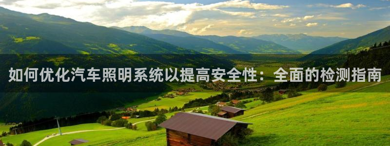 如何优化汽车照明系统以提高安全性：全面的检测指南