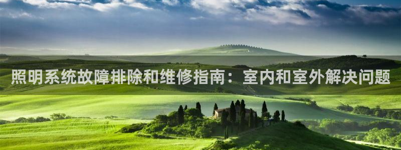 照明系统故障排除和维修指南：室内和室外解决问题