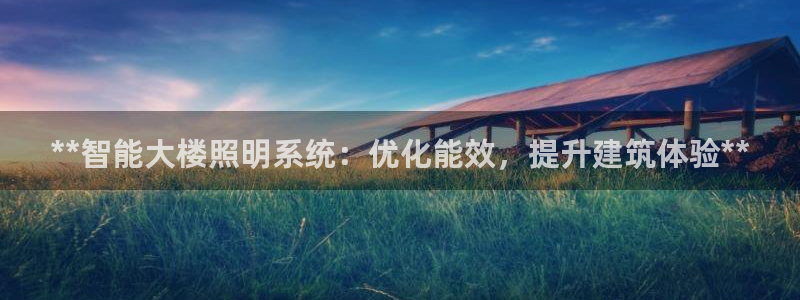 **智能大楼照明系统：优化能效，提升建筑体验**
