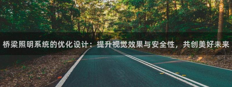 桥梁照明系统的优化设计：提升视觉效果与安全性，共创美好未来