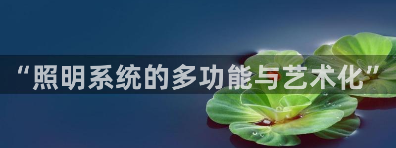 “照明系统的多功能与艺术化”