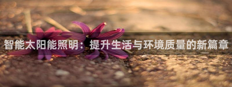 智能太阳能照明：提升生活与环境质量的新篇章