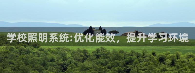 学校照明系统:优化能效，提升学习环境